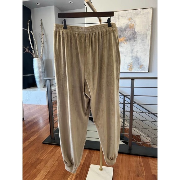 SKIMS Velour High Waist Jogger Pants in Gold - Picture 3 of 13